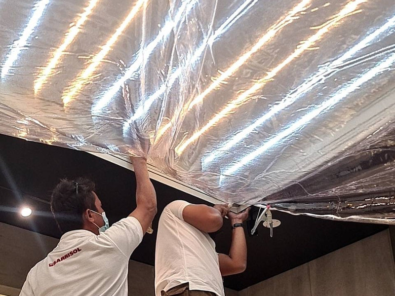 รับติดตั้งผ้าบาริซอลทั่วประเทศ จำหน่าย barrisol พร้อมติดตั้งฝ้าบารีซอล